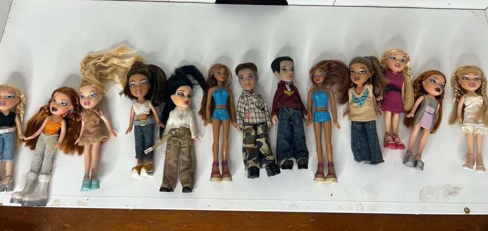Vintage Bratz Mini Doll Lot (13) Cloe Jade Sasha Yasmin Eitan Cameron MGA McDs